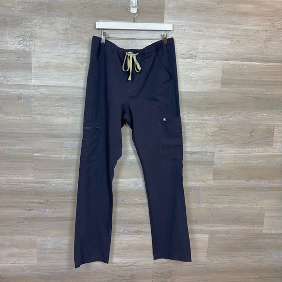 Figs Pants - FIGS Caro Cargo Scrub Pants | Navy Blue | Size Large | Technical Collection